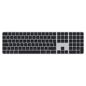 Sie sehen das Produkt Apple Magic Keyboard mit Touch ID und Ziffernblock für Mac mit Apple Chip, schwarze Tasten, Englisch International, Produktbild: 01 Apple Magic Keyboard mit Touch ID und Ziffernblock für Mac mit Apple Chip, schwarze Tasten, Englisch International