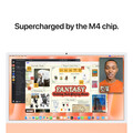 iMac 24" mit 4.5K Retina Display, M4 Chip 8-Core CPU und 8-Core GPU, 16GB, 256GB SSD, orange