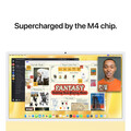 Sie sehen das Produktbild 06 von iMac 24" mit 4.5K Retina Display, M4 Chip 10-Core CPU und 10-Core GPU, 16GB, 256GB SSD, gelb iMac 24" mit 4.5K Retina Display, M4 Chip 10-Core CPU und 10-Core GPU, 16GB, 256GB SSD, gelb