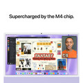 iMac 24" mit 4.5K Retina Display, M4 Chip 10-Core CPU und 10-Core GPU, 16GB, 256GB SSD, violett
