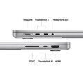 MacBook Pro 14&quot; mit M4 Chip, 10-Core CPU und 10-Core GPU, 16GB, 1TB SSD, silber