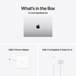 MacBook Pro 14&quot; mit M4 Chip, 10-Core CPU und 10-Core GPU, 16GB, 1TB SSD, silber
