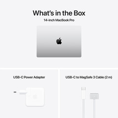 MacBook Pro 14&quot; mit M4 Chip, 10-Core CPU und 10-Core GPU, 16GB, 1TB SSD, silber