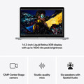 MacBook Pro 14&quot; mit M4 Max Chip, 14-Core CPU und 32-Core GPU, 36GB, 1TB SSD, silber