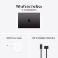 MacBook Pro 14&quot; mit M4 Max Chip, 14-Core CPU und 32-Core GPU, 36GB, 1TB SSD, space schwarz