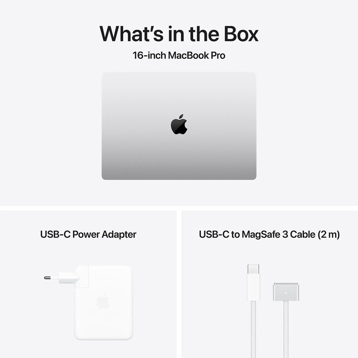 MacBook Pro 16&quot; mit M4 Max Chip, 14-Core CPU und 32-Core GPU, 36GB, 1TB SSD, silber