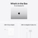 MacBook Pro 16&quot; mit M4 Max Chip, 14-Core CPU und 32-Core GPU, 36GB, 1TB SSD, silber