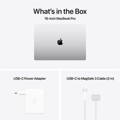 MacBook Pro 16&quot; mit M4 Max Chip, 14-Core CPU und 32-Core GPU, 36GB, 1TB SSD, silber