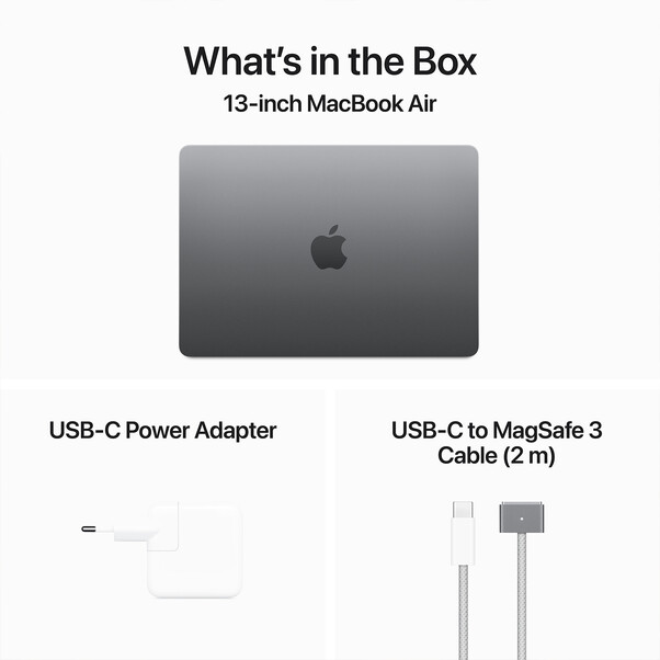 MacBook Air 13&quot; mit M3 Chip, 8-Core CPU und 10-Core GPU, 24GB, 512GB SSD, space grau&gt;