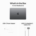 Sie sehen das Produktbild 09 von MacBook Air 13" mit M3 Chip, 8-Core CPU und 10-Core GPU, 24GB, 512GB SSD, space grau> MacBook Air 13" mit M3 Chip, 8-Core CPU und 10-Core GPU, 24GB, 512GB SSD, space grau>