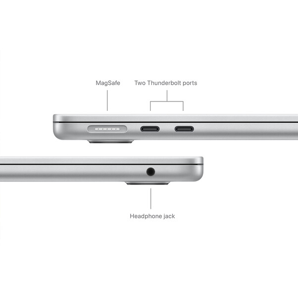 MacBook Air 13" mit M3 Chip, 8-Core CPU und 10-Core GPU, 24GB, 512GB SSD, silber>