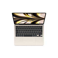 Sie sehen das Produktbild 03 von MacBook Air 13" mit M2 Chip, 8-Core CPU und 8-Core GPU, 16GB, 256GB SSD, polarstern MacBook Air 13" mit M2 Chip, 8-Core CPU und 8-Core GPU, 16GB, 256GB SSD, polarstern