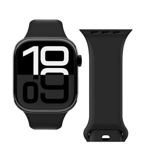 Sie sehen das Produkt Vonmählen Classic 2 Silikonarmband für Apple Watch (38 / 40 / 41 mm), schwarz, Produktbild: 01 Vonmählen Classic 2 Silikonarmband für Apple Watch (38 / 40 / 41 mm), schwarz