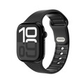 Sie sehen das Produktbild 02 von Vonmählen Classic 2 Silikonarmband für Apple Watch (38 / 40 / 41 mm), schwarz Vonmählen Classic 2 Silikonarmband für Apple Watch (38 / 40 / 41 mm), schwarz