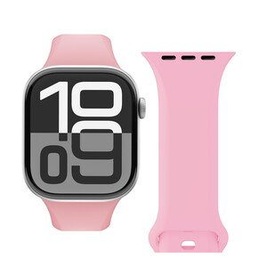 Sie sehen das Produkt Vonmählen Classic 2 Silikonarmband für Apple Watch (38 / 40 / 41 mm), rosa, Produktbild: 01 Vonmählen Classic 2 Silikonarmband für Apple Watch (38 / 40 / 41 mm), rosa