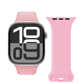 Sie sehen das Produkt Vonmählen Classic 2 Silikonarmband für Apple Watch 42/44/45/49 mm, rosa, Produktbild: 01 Vonmählen Classic 2 Silikonarmband für Apple Watch 42/44/45/49 mm, rosa