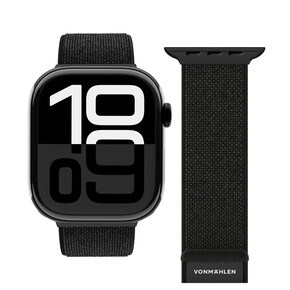 Sie sehen das Produkt Vonmählen Sport-Armband 2 für Apple Watch 38/40/41 mm, schwarz, Produktbild: 01 Vonmählen Sport-Armband 2 für Apple Watch 38/40/41 mm, schwarz