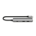 Sie sehen das Produktbild 02 von Satechi USB-C 4-in-1 Slim Multiport Adapter 4K, space grau Satechi USB-C 4-in-1 Slim Multiport Adapter 4K, space grau
