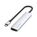 Sie sehen das Produktbild 01 von Satechi USB-C 6-in-1 Slim Multiport Adapter, silber Satechi USB-C 6-in-1 Slim Multiport Adapter, silber