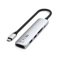 Sie sehen das Produktbild 03 von Satechi USB-C 6-in-1 Slim Multiport Adapter, silber Satechi USB-C 6-in-1 Slim Multiport Adapter, silber