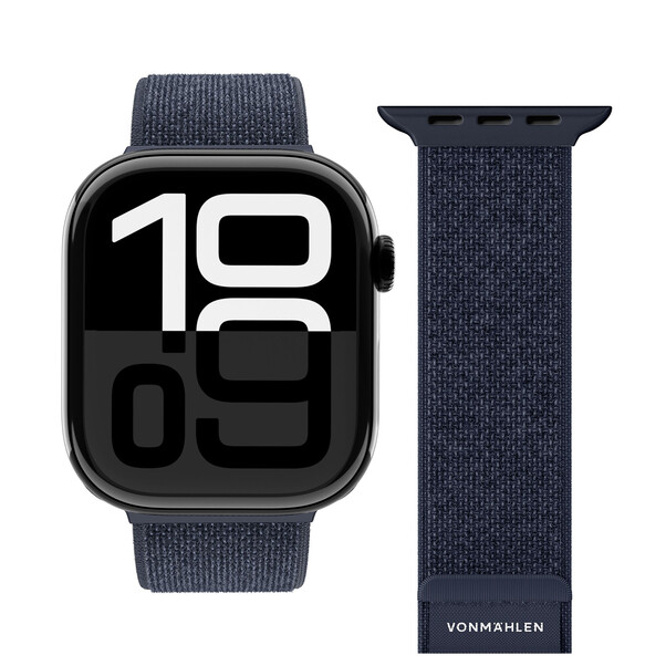 Sie sehen das Produktbild 01 von Vonmählen Sport-Armband 2 für Apple Watch 42/44/45/49 mm, dunkelblau Vonmählen Sport-Armband 2 für Apple Watch 42/44/45/49 mm, dunkelblau