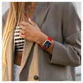 Vonmählen Classic 2 Silikonarmband für Apple Watch 42/44/45/49 mm, rot