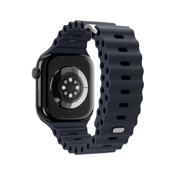 Sie sehen das Produktbild 03 von Vonmählen Wave-Armband 2 für Apple Watch 38/40/41 mm, dunkelblau Vonmählen Wave-Armband 2 für Apple Watch 38/40/41 mm, dunkelblau