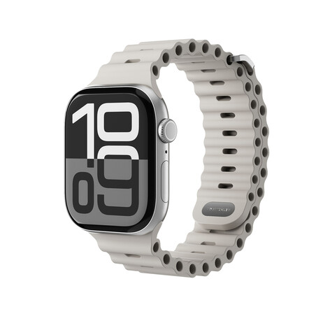 Sie sehen das Produktbild 01 von Vonmählen Wave-Armband 2 für Apple Watch (38 / 40 / 41 mm), beige Vonmählen Wave-Armband 2 für Apple Watch (38 / 40 / 41 mm), beige