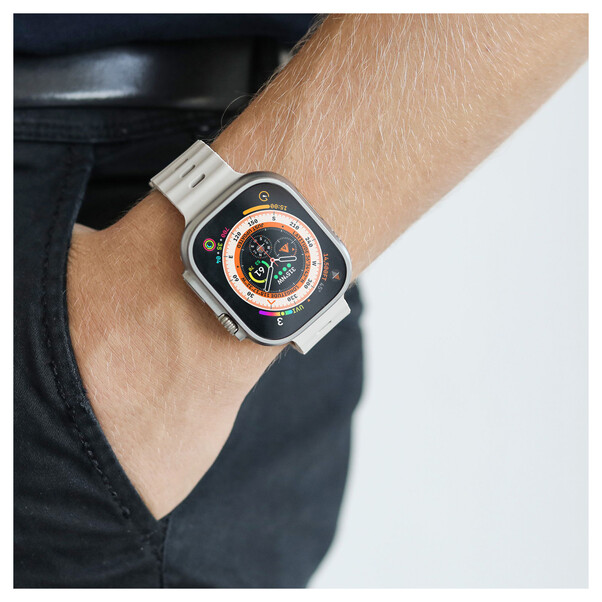 Sie sehen das Produktbild 04 von Vonmählen Wave-Armband 2 für Apple Watch (38 / 40 / 41 mm), beige Vonmählen Wave-Armband 2 für Apple Watch (38 / 40 / 41 mm), beige