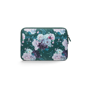 Sie sehen das Produkt Trunk Neopren Sleeve für MacBook Air (2022/2024) 13", Green Flower, Produktbild: 01 Trunk Neopren Sleeve für MacBook Air (2022/2024) 13", Green Flower