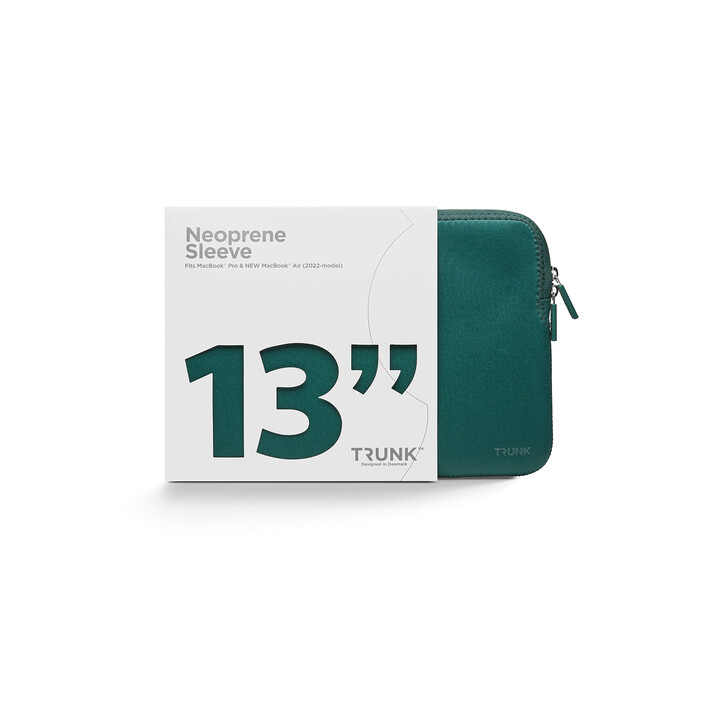Trunk Neopren Sleeve für MacBook Air (2022/2024) 13", grün