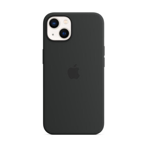 Sie sehen das Produkt Apple iPhone 13 Silikon Case mit MagSafe, mitternacht, Produktbild: 01 Apple iPhone 13 Silikon Case mit MagSafe, mitternacht