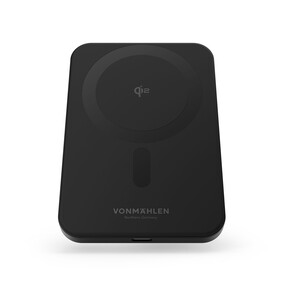 Sie sehen das Produkt Vonmählen Evergreen Mag, magnetische Powerbank, 5.000 mAh, schwarz, Produktbild: 01 Vonmählen Evergreen Mag, magnetische Powerbank, 5.000 mAh, schwarz