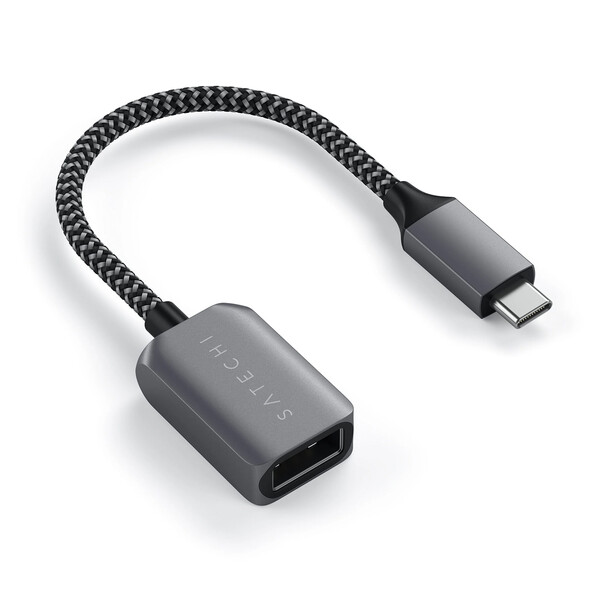 Sie sehen das Produktbild 03 von Satechi USB-C auf USB 3.0 Adapter, space grau Satechi USB-C auf USB 3.0 Adapter, space grau