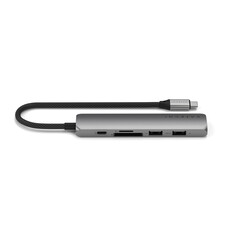 Satechi USB-C 6-in 1 Slim Multiport Adapter 4K, space grau