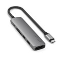 Satechi USB-C 6-in 1 Slim Multiport Adapter 4K, space grau
