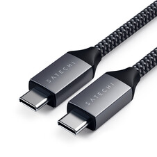 Sie sehen das Produktbild 03 von Satechi Type-C zu Type-C 100W Ladekabel 2m, space grau Satechi Type-C zu Type-C 100W Ladekabel 2m, space grau