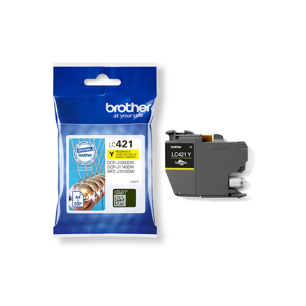 BROTHER LC421Y Tintenpatrone Gelb