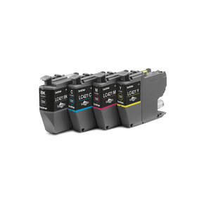 Sie sehen das Produkt BROTHER LC421VAL Farbtintenset (bestehend aus 4 Tintenpatronen: Schwarz, Cyan, Magenta, Gelb), Produktbild: 01 BROTHER LC421VAL Farbtintenset (bestehend aus 4 Tintenpatronen: Schwarz, Cyan, Magenta, Gelb)