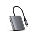 Sie sehen das Produktbild 01 von Satechi USB-C PD 4-Port Hub, space grau Satechi USB-C PD 4-Port Hub, space grau