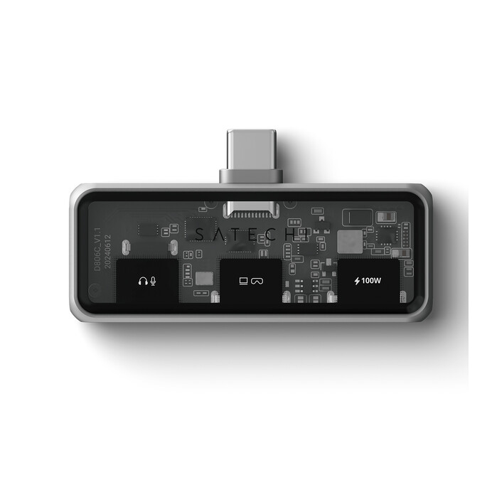Satechi USB-C PD Mobile XR Hub, 3,5mm Audio, space grau