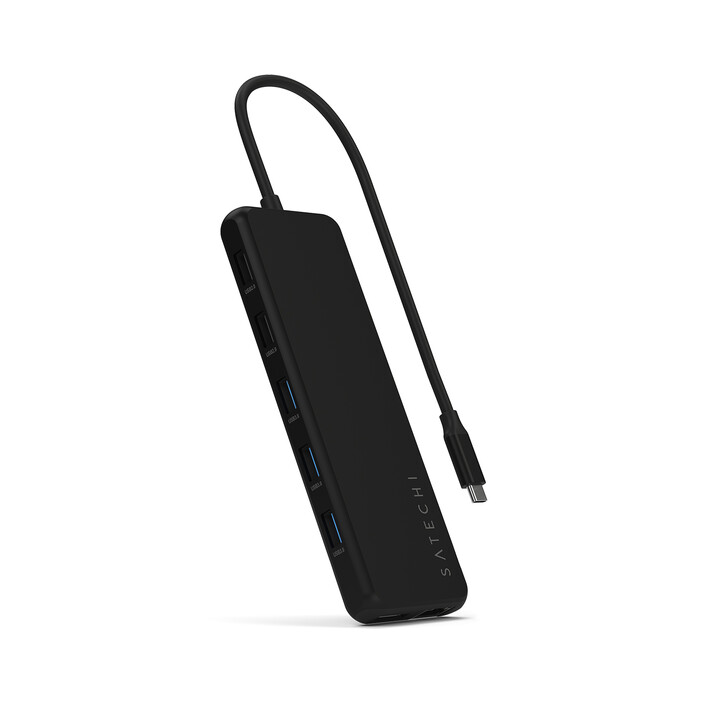 Satechi USB-C 13-in-1 Triple Display Multiport Adapter, schwarz