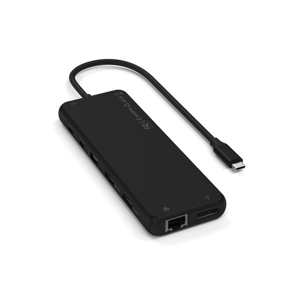 Sie sehen das Produktbild 02 von Satechi USB-C 13-in-1 Triple Display Multiport Adapter, schwarz Satechi USB-C 13-in-1 Triple Display Multiport Adapter, schwarz
