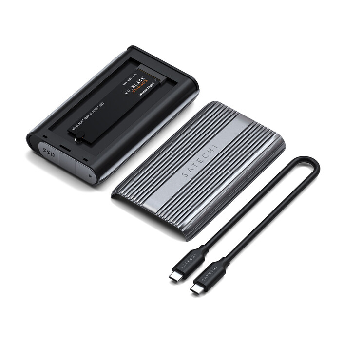 Satechi USB4 NVMe SSD Pro Gehäuse, space grau