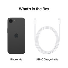 iPhone 16e, 128GB, schwarz