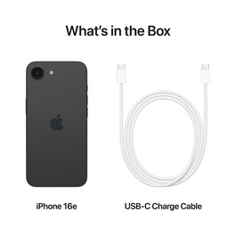 iPhone 16e, 128GB, schwarz