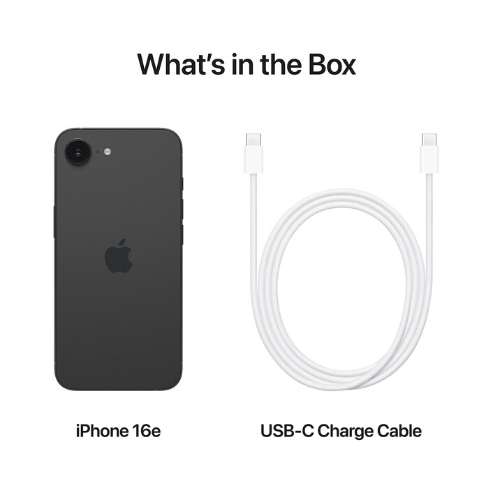 iPhone 16e, 128GB, schwarz