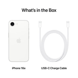 iPhone 16e, 128GB, weiss