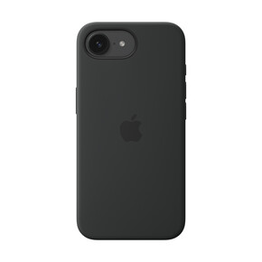 Sie sehen das Produkt Apple iPhone 16e Silikon Case, schwarz, Produktbild: 01 Apple iPhone 16e Silikon Case, schwarz