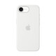 Apple iPhone 16e Silikon Case, weiss
